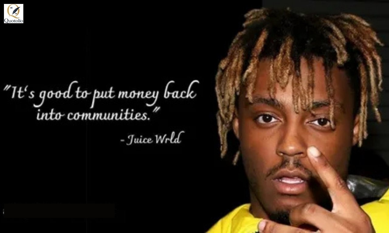 Juice WRLD quotes collection featuring inspirational words