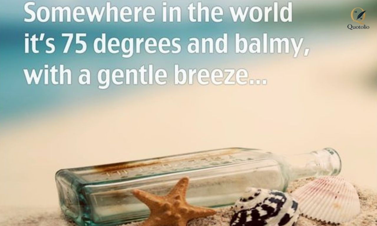Relaxation on Beach Quotes