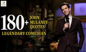 John Mulaney Quotes featured image with 180+ funny, clever, and memorable quotes about life, relationships, and comedy